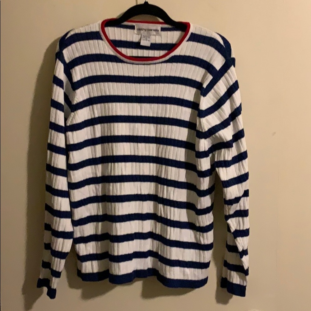Cathy Daniels Striped Sweater